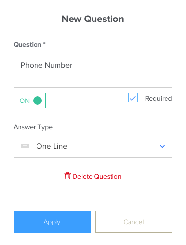 Adding question in Calendly